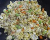 挽肉と人参の炒り豆腐作り方7写真