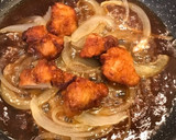 残った唐揚げで、リメイク親子丼☆彡.。作り方4写真