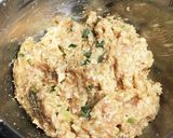 鶏ひき肉と蓮根のつくね団子作り方2写真