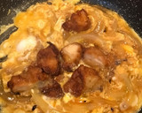 残った唐揚げで、リメイク親子丼☆彡.。作り方6写真