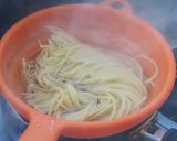 ベーコン白菜キクラゲ青唐辛子の中華パスタ作り方10写真