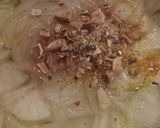 レタス入り味噌汁（具だくさん）作り方1写真