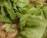 レタス入り味噌汁（具だくさん）作り方4写真