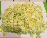 レンジで簡単☆キャベツの卵サラダ作り方1写真