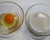 レンジで簡単！エッグタルトポケットサンド作り方2写真