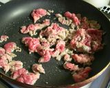 レンコンと牛肉炒め＊甘辛カレー味作り方2写真