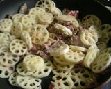 レンコンと牛肉炒め＊甘辛カレー味作り方3写真