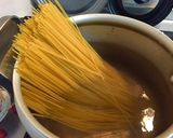 キャベツと菜の花とアサリの春満開♪パスタ作り方3写真