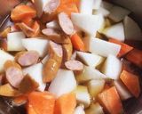 超楽々 根菜ウィンナー はじめました。作り方1写真