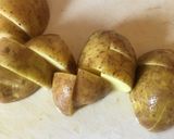 新じゃがとスナップえんどうのサラダ作り方1写真