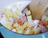 ♪休日は春野菜の具だくさんスープ作り方3写真