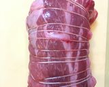 豚肩ロースのパン粉焼き、レンズ豆添え作り方1写真