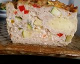 彩り野菜たっぷりの鶏肉のパテ作り方2写真