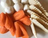 春野菜の白だし煮作り方1写真