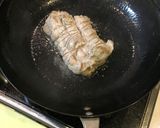 豚肩ロースのパン粉焼き、レンズ豆添え作り方22写真