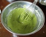 抹茶のシフォンケーキ。作り方3写真