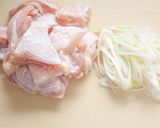 深谷ねぎと鶏もものホイル蒸し作り方1写真