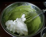 抹茶のシフォンケーキ。作り方6写真