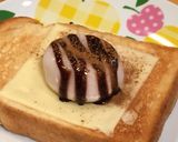 雪見大福トースト シナモン&チョコがけ♡作り方5写真