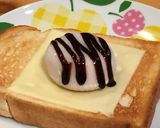 雪見大福トースト シナモン&チョコがけ♡作り方4写真
