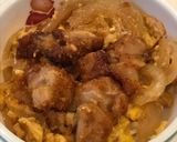 残った唐揚げで、リメイク親子丼☆彡.。作り方7写真