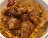 残った唐揚げで、リメイク親子丼☆彡.。作り方7写真