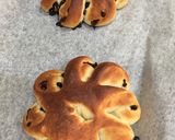 手ごね☆バター無☆チョコチップのお花パン作り方18写真