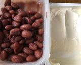 簡単！煮豆（金時豆）のクリームチーズ和え作り方1写真