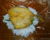 鯵フライde 焼きおにぎり作り方3写真
