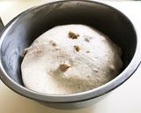 パウンド型で♪手捏ねパン 全粒粉&くるみ作り方8写真