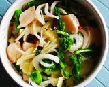 菜の花と新玉葱でホタテのフレッシュマリネ作り方6写真