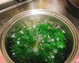 ヨモギで草だんごイチゴ大福作り方1写真