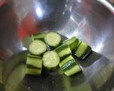 サーモンときゅうりの黄身酢がけ作り方1写真