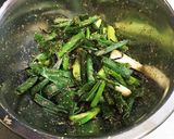 わけぎ大量消費♡塩昆布の和え物作り方3写真