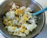 朝食に♪お弁当に♡塩昆布と卵のおにぎり☆作り方4写真