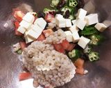 なんでも合わせてお弁当用ライスサラダ作り方4写真