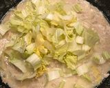 シーチキンと白菜の、濃厚クリームパスタ！作り方6写真