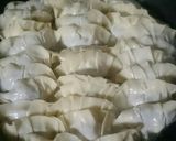 簡単ヘルシー 鶏ミンチのしそチーズ餃子作り方4写真