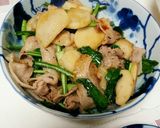 豚肉とかぶの炒め物～バターにんにく醤油～作り方5写真