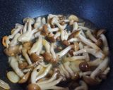 しめじと塩昆布のペペロンチーノ♪作り方6写真