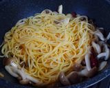 しめじと塩昆布のペペロンチーノ♪作り方7写真