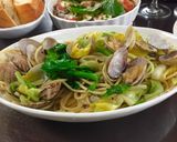 キャベツと菜の花とアサリの春満開♪パスタ作り方6写真