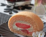 ふわとろピーチのロールケーキ作り方35写真
