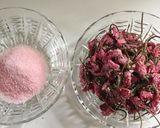 桜塩と桜梅酢と桜茶(八重桜の塩漬け)作り方10写真