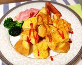 朝食に簡単♥️甘くないフレンチトースト作り方5写真
