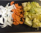 鶏肉と春キャベツのトマト煮込み♡作り方2写真