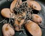 塩昆布魚肉ソーセージ炒めつまみおかず弁当作り方4写真