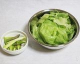 レタスとアスパラのアンチョビ春パスタ作り方3写真