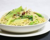 レタスとアスパラのアンチョビ春パスタ作り方14写真