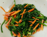 ほうれん草とにんじんの塩昆布和え作り方4写真